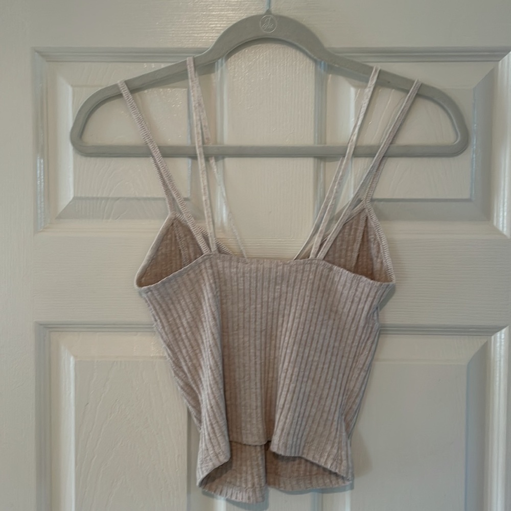 Zara Strappy Ribbed Tank Top - Picture 4 of 6